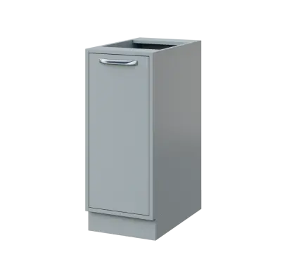 QS - 35D spodní skříňka, 1-dveřová, levá, 900x350x600, šedá QS - 35D spodní skříňka, 1-dveřová, levá, 900x350x600, šedá